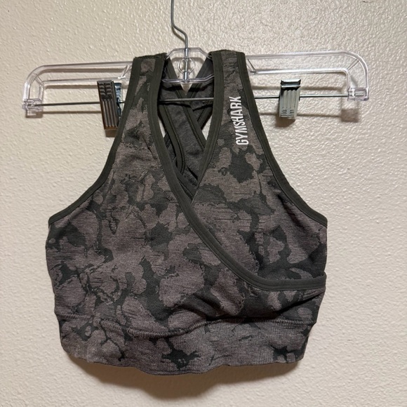Gymshark Other - Gymshark olive Camouflage Sports Bra